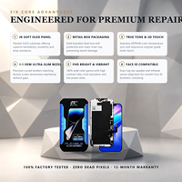 Layar OLED Fleksibel JK ZR-005 Pengganti untuk iPhone 11 Pro Max 12 Pro Max 13 Pro 14 Pro Max 15 Pro Max 16 Pro
