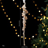Luxuriöser Umweltfreundlicher Langlebiger Wiederverwendbarer PC-Hänge-Weihnachtsschmuck Anpassbar für Heimdekoration