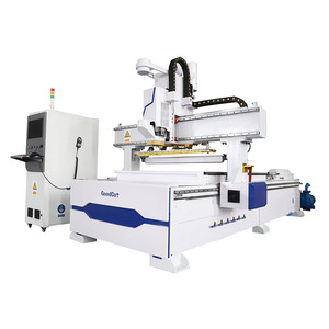Fresadora CNC Lineal GC1325ATC de <span class=keywords><strong>3</strong></span> Ejes y 4x8 con Certificación CE para Fabricación de <span class=keywords><strong>Puertas</strong></span> y Gabinetes de Madera - Product Image 1