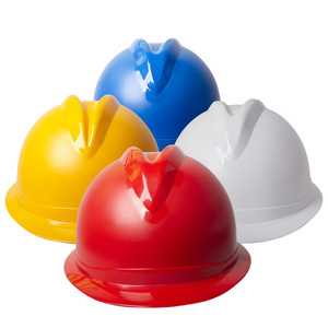 Casque <span class=keywords><strong>de</strong></span> sécurité antistatique ABS <span class=keywords><strong>de</strong></span> type V sans fentes à 8 points, vente en gros d'usine, pour les chantiers pétroliers et <span class=keywords><strong>de</strong></span> construction gazière - Product Image 1