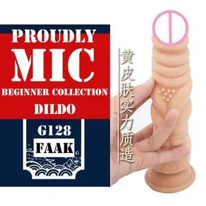 JX QIAN AI debe SEXUAL novedad macho y hembra juguete adulto del sexo 5 ~ 6 ''pulgadas realista principiante consolador DONG