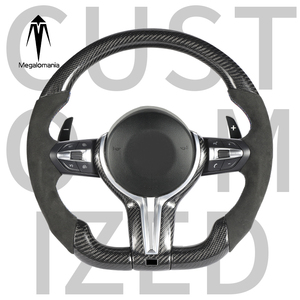 Volante in Carbonio per <span class=keywords><strong>BMW</strong></span> X1 X3 X4 X5 <span class=keywords><strong>X6</strong></span> F10 F18 F11 F12 F30 F20 F80 F82 F34 E46 M M2 M3 M4 M5 M6 X5M X6M - Product Image 1