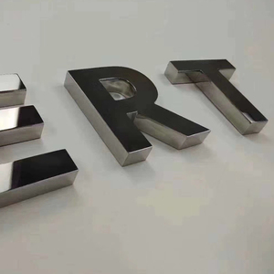 Art décor mural en métal de publicité de <span class=keywords><strong>vin</strong></span> en métal lettre faisant la 4.5mm cube de lettre en métal - Product Image 3