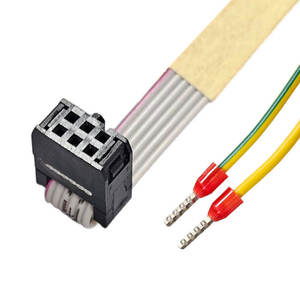 IDC 2.54 to Insulated Copper Tube Needle Terminal <b>Ribbon</b> Flexible <b>Wire</b> Harness - Product Image 1