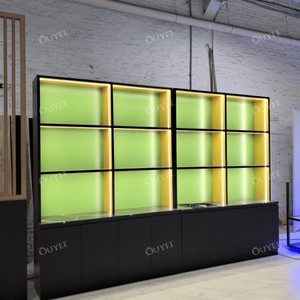 Muebles de Exhibición para Tienda de Tabaco Personalizables por el Fabricante, Arte Mural, Estante para Cachimbas para Club de Fumadores - Product Image 3