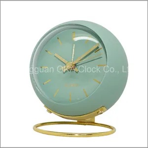 Silent Quartz Alarm Clock Classic Sweep Table top Clocks with Backlight