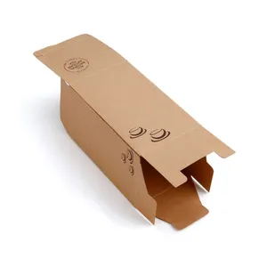 Printing Recycled High Quality Kraft Paper Folding Gift Box Packaging for Products Display