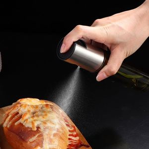 Bouteille d'huile en verre transparente avec pulvérisateur à pression, anti-fuite, pour cuisine, fitness, barbecue et poêle à frire - Product Image 3