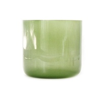 Green Crystal Singing Bowl Percussion Instrument Stress Relief White Noise Sound Healing