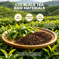 CTC 红茶粉细粒咖啡厅办公室家庭日常冲泡小袋装无咖啡因红茶