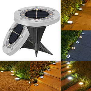 <b>Solar</b> Garden Lights 6V LED Water Resistant Outdoor Pathway Step Lawn <b>Lighting</b> - Product Image 1