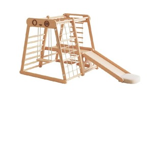 Structure d'escalade en bois pour enfants de 4 à 6 ans, forme de dessin animé, structure de jeu intérieure, jouet unisexe - Product Image 5