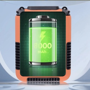 Ventilateur portable Socool 8000 mAh avec clip de ceinture USB, ventilateur sans lame rechargeable multi-usages pour voiture, table, utilisation en extérieur - Product Image 4