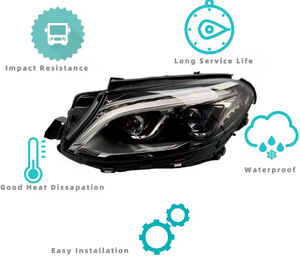 WELIFTRICH <b>Auto</b> Accessories Head Lamps Head <b>Light</b> Assembly for Mercedes Benz GLE W166 OEM 1669060759 1669060859 - Product Image 5