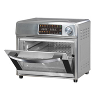 Link-Grand four à convection à écran LED numérique avec rôtissoire et déshydrateur Friteuse à air Four grille-pain