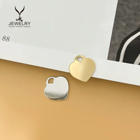 Breloques Cœur Permanet pour la Création de Bijoux DIY, Pendentifs Amour en Or Rempli 14K
