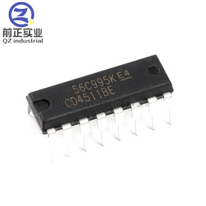 ชิ้นส่วนอิเล็กทรอนิกส์แท้ QZ รุ่น DIP16 <span class=keywords><strong>CD4511</strong></span> CD4511BE - Product Image 2