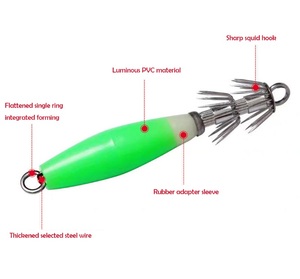 Fish king — hameçon lumineux phosphorescent à 32 aiguilles, appât artificiel idéal pour la pêche d'hiver au calmar, au seiche, au poisson, carpe, multicolore - Product Image 3