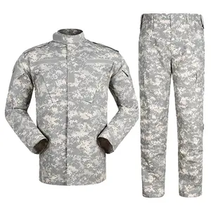 2-piece Combat Suit ACU 2nd Generation Camouflage Men's Outdoor Tactical Training Suit MC Combat Suit EMR