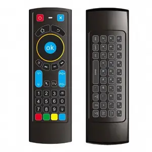 New type  CR3  6-Axis long distance programmable 2.4G RF BT smart tv universal keyboard mouse remote control