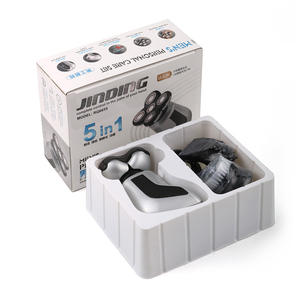 Afeitadora eléctrica multifunción 5 en 1, recargable por USB, 5 cuchillas, cepillo de silicona, recortadora de pelo para la nariz, afeitado esencial para hombres - Product Image 6