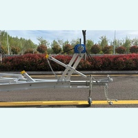 Remorque bateau en aluminium HOIRO 4,5t de 33 pieds, grande taille, haute qualité, forte capacité de charge, style tendance, prix usine, certification VIN CE DOT