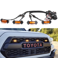 Luces LED Ámbar para Parrilla Tacoma Raptor, Compatibles con la Parrilla Toyota Tacoma TRD PRO 2016-2019