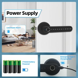 Thông minh khóa puertas inteligentes cửa thông minh Keyless nhập với dấu vân tay & Wifi cho tự động hóa nhà - Product Image 4