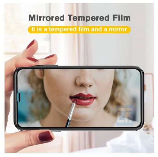 ricoo工厂8d镜面屏幕保护玻璃适用于iphone 13 12 11 pro x xr xs max