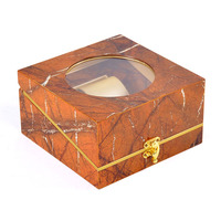 Boîte de rangement de luxe personnalisée pour montre unique avec logo, fermoir métallique doré, étui d'emballage pour montre-bracelet, idéal pour cadeau d'affaires en gros