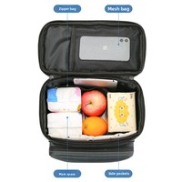 Sacoche de vélo avant grande capacité pour support de chargeur de vélo d'appartement, écran tactile, logo personnalisé disponible HGJ BHJ 4kg 24x7x24CM Unisexe