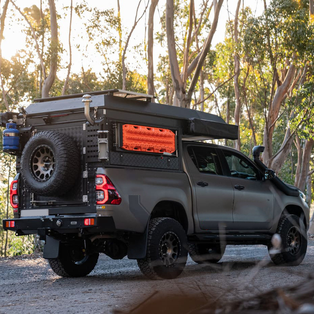 Ecocampor Poptop Slide on Aluminium Truck Topper Camper Ute Truck Canopy