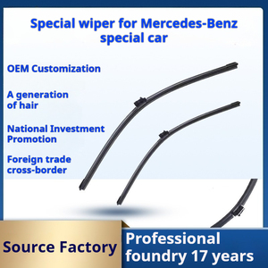 Limpiaparabrisas de goma natural 26 "+ 20" para limpiaparabrisas delantero de coche Mercedes-Benz Clase GLC (2008-2011) - Product Image 2