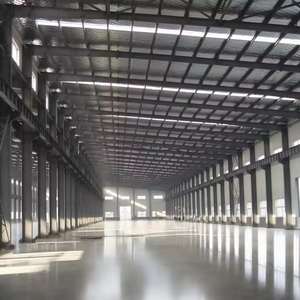 Bâtiment préfabriqué Atelier métallique Entrepôt préfabriqué Structures en acier Construction de bâtiments et <span class=keywords><strong>immobilier</strong></span> - Product Image 6