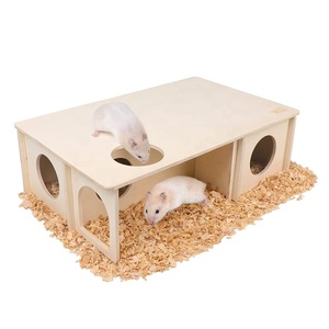 Nuovi <span class=keywords><strong>prodotti</strong></span> animali domestici al coperto case divertenti natura criceti in legno casa - Product Image 1