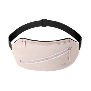 Sac de taille pour la course à pied pour hommes et femmes, rose et noir, imperméable, ultraléger, accessoire de sport de plein air avec deux poches - Product Image 5