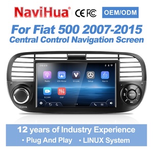 Navihua Car Radio DVD <b>Player</b> Stereo Linux System 7 Inch Carplay Android Auto Touch Screen for Fiat 500 2007-2015 - Product Image 2