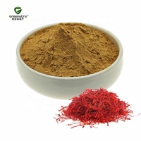 Extrait de Safran Crocin Greenutra en Poudre, Extrait Herbal 0,3% Safranal 5:1, Extraction par Solvant, Qualité Alimentaire, Non Artificiel