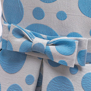 Nuestra Empresa Busca Distribuidor: Vestido de Princesa Coreano con Lazo, Estampado de Flores y Puntos para Niñas - Product Image 5