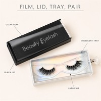 Cils en vison 100% en gros, boîte à cils magnétique à poignée diamant, faux cils de haute qualité pour salon de maquillage, cils en vison 100%