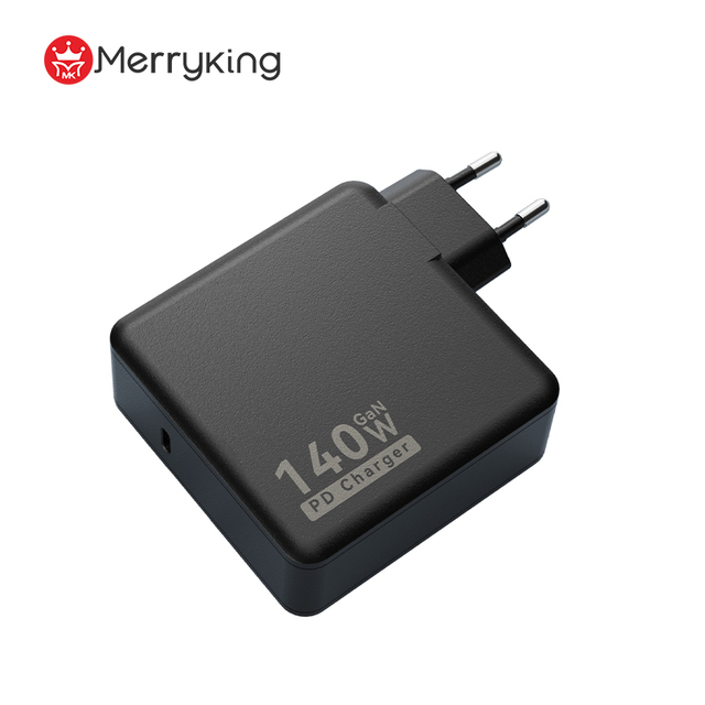 Merryking Charging Gan Charger 140w with USB-C Fast Digital Retractable Cable C Gan Charger 140w for Drones