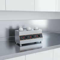 Réchauffeur électrique de jus de vitrine chaude de sauce d'acier inoxydable