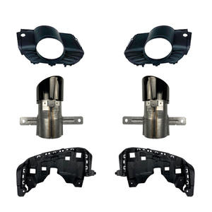 Embouts d'échappement arrière Tuyaux d'échappement de voiture Gorge d'échappement ovale pour Mercedes-Benz <span class=keywords><strong>CLA</strong></span> H247 GLA200 <span class=keywords><strong>220</strong></span> 250 GLA35 GLA45 - Product Image 1