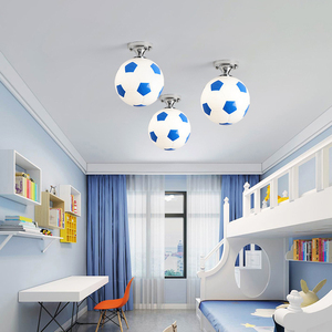 Plafonnier LED suspendu en forme de boule de Football, luminaire décoratif d'intérieur, idéal pour la <span class=keywords><strong>chambre</strong></span> d'un enfant, un Bar ou la <span class=keywords><strong>chambre</strong></span> à coucher, nouveau modèle - Product Image 5