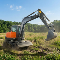 Excavator Roda Tugas Berat EPA dan EuroV 6 Ton untuk Dijual