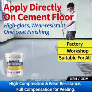 Peinture époxy 10-en-1 pour sols en ciment : Revêtement auto-nivelant antidérapant et résistant à l'usure pour ateliers d'usine - Product Image 1