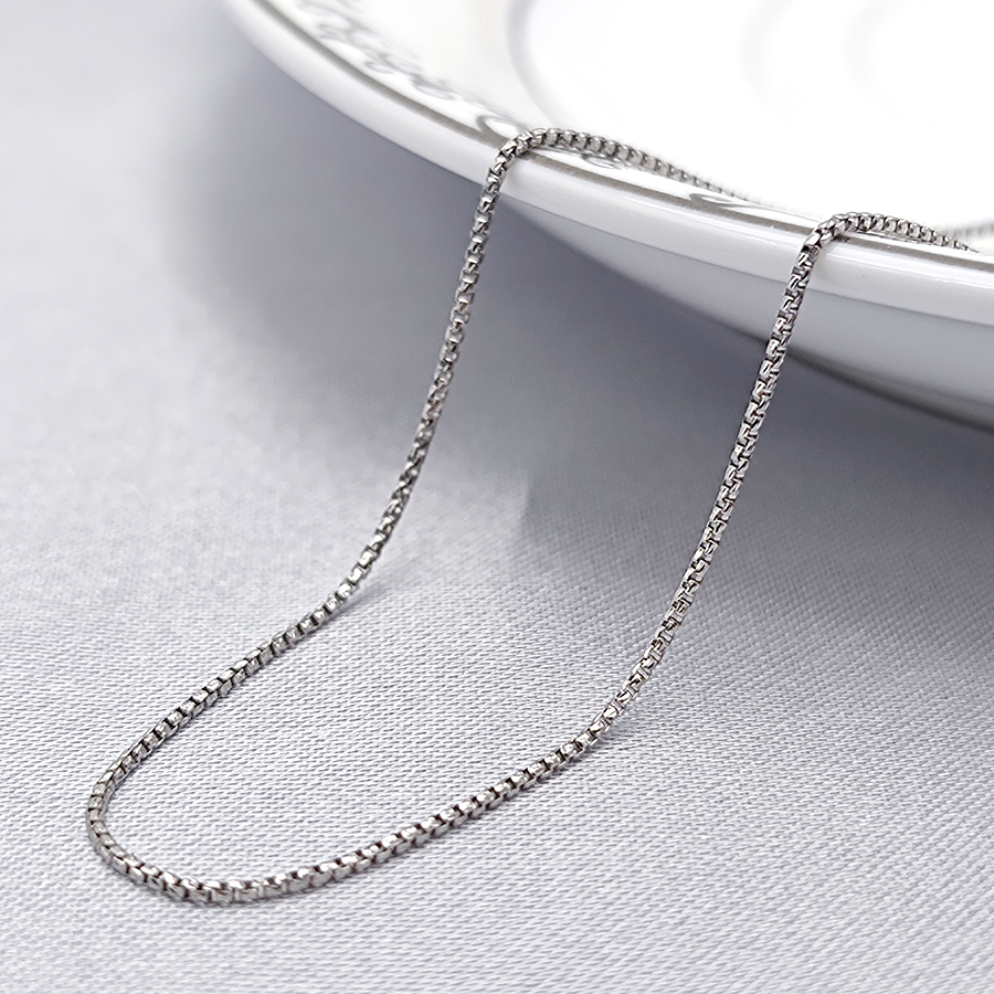 Aurélia - Dames Ketting - Zilver - Gourmet Coullier - 1,4mm - 55cm Aurélia - Dames Ketting - Zilver - Gourmet Coullier - 1,4mm - 55cm