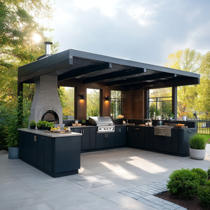 Ngoài trời tủ bếp 304 thép không gỉ ngoài trời tủ bếp Bộ bếp đảo nướng bảng Tủ ngoài trời - Product Image 6