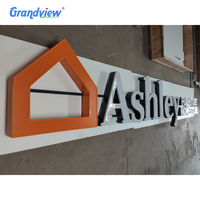 Enseigne LED personnalisée en lettres 3D, lettres LED rétroéclairées, enseigne extérieure pour magasin, signalétique en acrylique pour entreprise