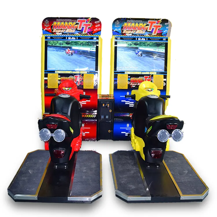 Bán buôn video đua xe chơi game đồng tiền hoạt động MOTO GP Mô phỏng trò chơi Arcade máy cho doanh số bán hàng